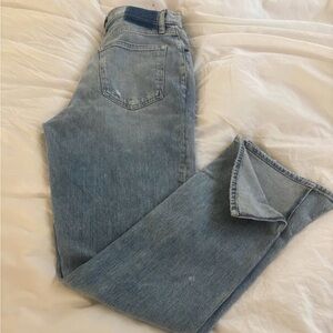 Abercrombie & Fitch Light Blue Straight Leg Jeans